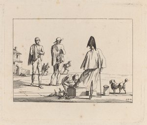 Dowódca mający lśniący but autorstwa Jean Duplessis Bertaux