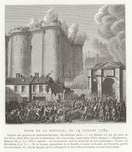 Szturm na Bastylię, Paryż, Rewolucja Francuska, 14 lipca 1789