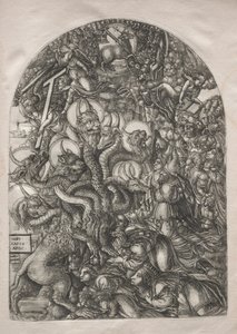 Apokalipsa: Bestia z siedmioma głowami i dziesięcioma rogami, 1546-1556.