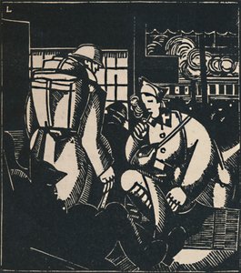 Żołnierze na stacji, 1919