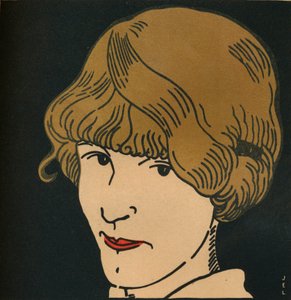 Złota maska ​​do włosów, 1912