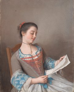 Włoski: La bella lectora
Francuski: La liseuse autorstwa Jean Étienne Liotard