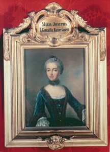 Maria Józefa Bawarska druga żona Józefa II (1741-90) Świętego Cesarza Rzymskiego