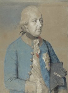 Portret Józefa II Austrii (1741-90), cesarza rzymsko-niemieckiego, a później króla Węgier i Czech autorstwa Jean Étienne Liotard