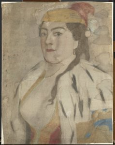 Portret nieznanej kobiety ze Stambułu autorstwa Jean Étienne Liotard