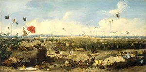 Wyścig motyli, 1872 autorstwa Jean-Eugene Doneaud