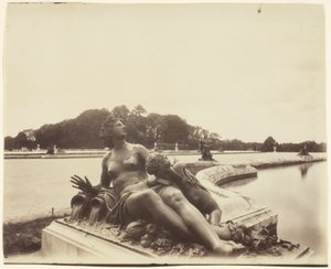 Wersal, basen północny autorstwa Jean Eugène Auguste Atget