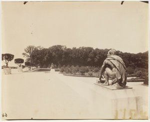 Wersal, róg parku autorstwa Jean Eugène Auguste Atget