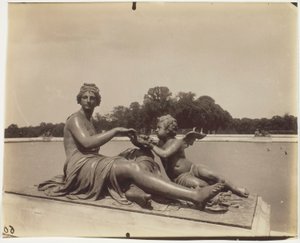 Wersal, róg parku autorstwa Jean Eugène Auguste Atget