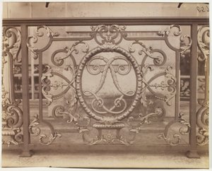 Wersal, Grille du Chateau autorstwa Jean Eugène Auguste Atget