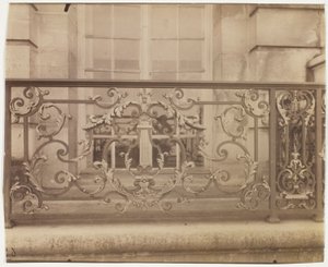 Wersal, Grille du Chateau autorstwa Jean Eugène Auguste Atget