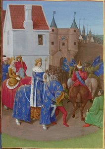 Wejście Jana II Dobrego autorstwa Jean Fouquet