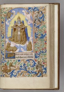 Gnadenstuhl Book of Hours, 1450-1499 autorstwa Jean Fouquet