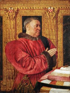 Guillaume Jouvenel des Ursins był kanclerzem za panowania Karola VII i Ludwika XI ... autorstwa Jean Fouquet