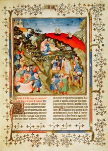 Ms Fr.247 f.25 The Story of Joseph, ilustracja, z  autorstwa Jean Fouquet