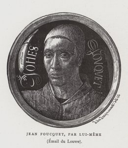Autoportret XV-wiecznego francuskiego malarza Jeana Fouquet autorstwa Jean Fouquet