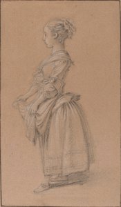 Dziewczyna w stroju chłopskim autorstwa Jean-Francois Clermont