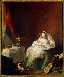 Dobre nowe malarstwo Jean Francois Colson (1733-1803) XVIII wiek