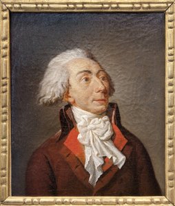 Portret Michela Lepeletier de Saint Fargeau (1760-1793), francuskiego polityka, prawnika, bardzo aktywnego członka Konwentu w czasie rewolucji, opracował narodowy plan edukacji na podstawie planu Condorceta, którego idee zostaną podjęte przez J