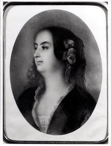 Madame Hanska (1801-82) grawerowane przez Emile Lassalle (1813-71) (litografia)