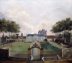 Widoki na Chateau de Mousseaux i jego Ogrody,