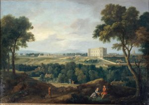 Obserwatorium widziane z Butte aux Cailles, około 1710 (olej na płótnie) autorstwa Jean Francois I Millet