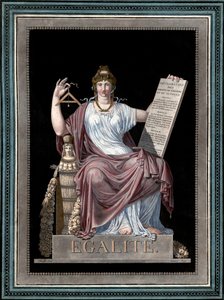 Równość - grawer Jean Francois (Jean-Francois) Janinet (1752-1814) - Allegorie de l