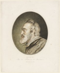 Henryk IV, król Francji i Nawarry autorstwa Jean Francois Janinet
