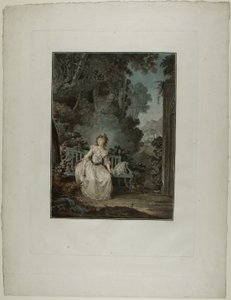 Madame Dugazon w operze „Nina, ou La folle par amour” (Nina, czyli kobieta oszalała z miłości) autorstwa Jean Francois Janinet