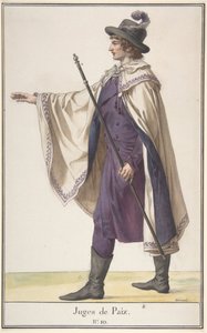 Sędzia Pokoju, ca. 1798-99. autorstwa Jean Francois Leonor Merimee