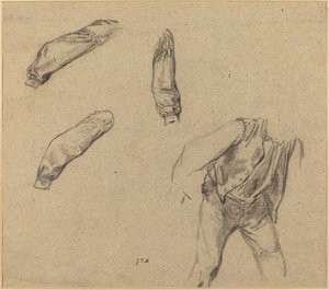 Studia kostiumowe autorstwa Jean Francois Millet