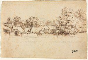 Domki autorstwa Jean Francois Millet