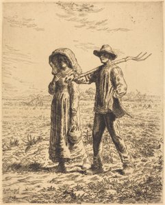 Wyjazd do pracy autorstwa Jean Francois Millet