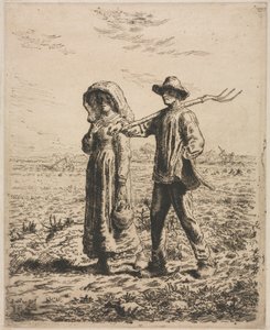Iść do pracy. autorstwa Jean Francois Millet