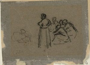 Grupa kobiet autorstwa Jean Francois Millet