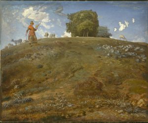 W Owernii, 1866-69 autorstwa Jean Francois Millet