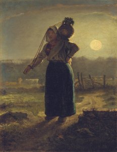 Dojarka normańska, 1853-54 autorstwa Jean Francois Millet