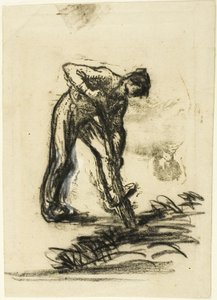Chłop kopanie autorstwa Jean Francois Millet