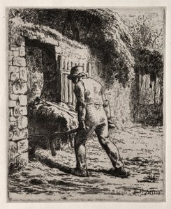 Chłop powracający z hałdy autorstwa Jean Francois Millet