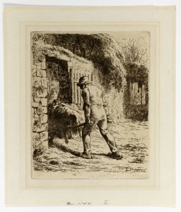 Chłop z taczką autorstwa Jean Francois Millet