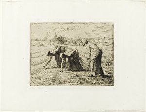 Chłop z taczką autorstwa Jean Francois Millet