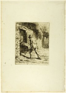 Chłop z taczką autorstwa Jean Francois Millet