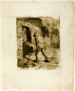Chłop z taczką autorstwa Jean Francois Millet
