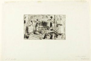 Szkice trzech przedmiotów autorstwa Jean Francois Millet