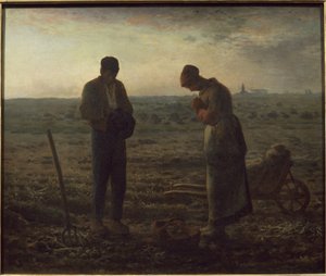 Anioł Pański - olej na płótnie autorstwa Jean Francois Millet
