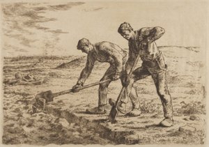 Kopacze, 1814-75 autorstwa Jean Francois Millet