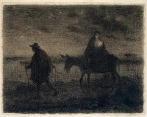 Lot do Egiptu autorstwa Jean Francois Millet