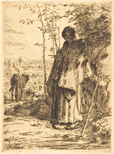 Wielka Pasterka (La grande bergere) autorstwa Jean Francois Millet