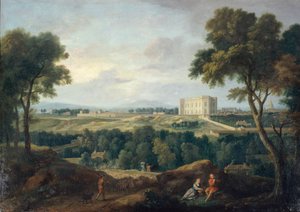 Obserwatorium i okolice, widok z Butte aux Cailles; autorstwa Jean Francois Millet