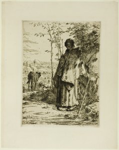 Pasterka na drutach autorstwa Jean Francois Millet